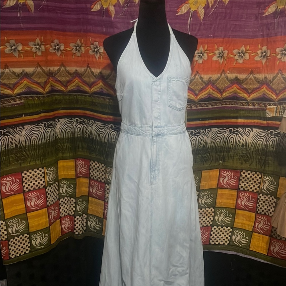 New Universal Thread White Halter Sundress